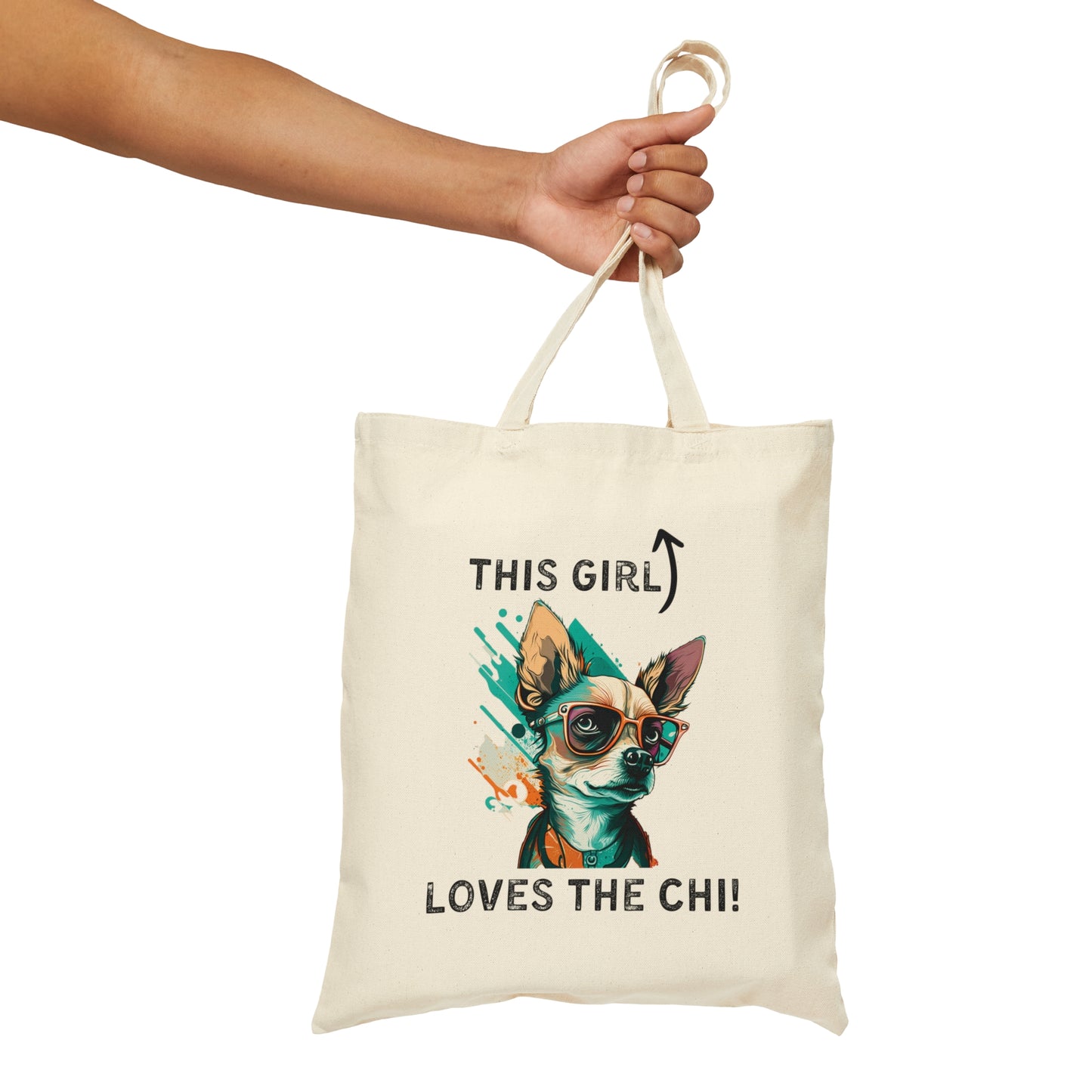 This Girl Loves The Chi tote bag