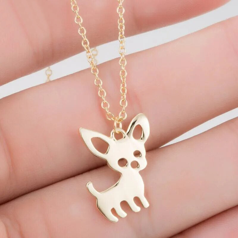 Chihuahua pendant necklace