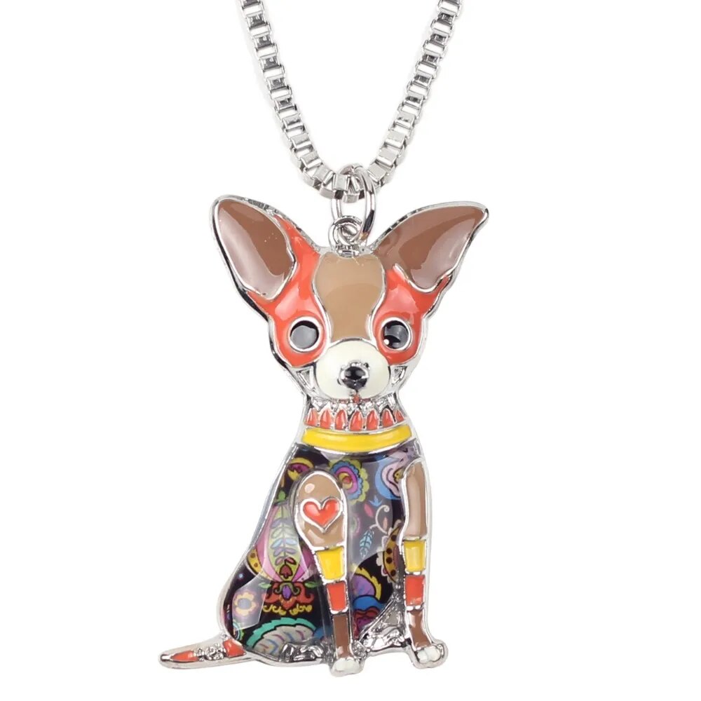Dog pendant necklace