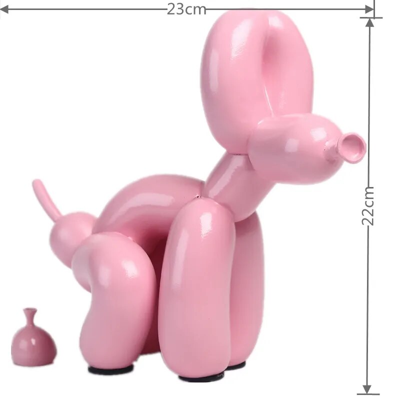 Pink balloon dog